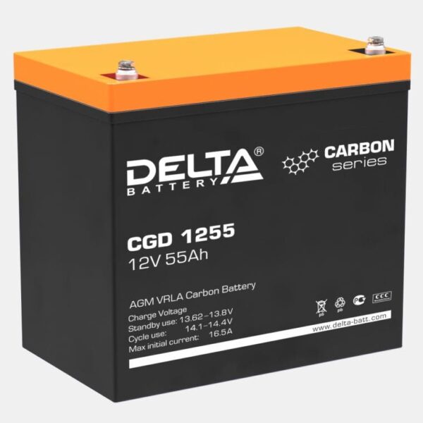Аккумулятор карбоновые Delta CGD 55-12