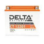 Аккумулятор Delta CT 12201 (12В | 20Ач) YB18L-A, YB16L-B, YTX20HL-BS, YTX20L-BS