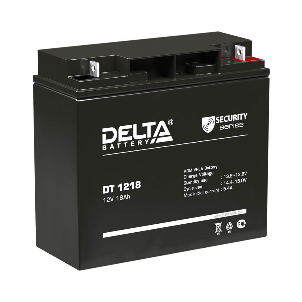 Аккумулятор Delta DT 1218 Аккумулятор Delta DT 1218