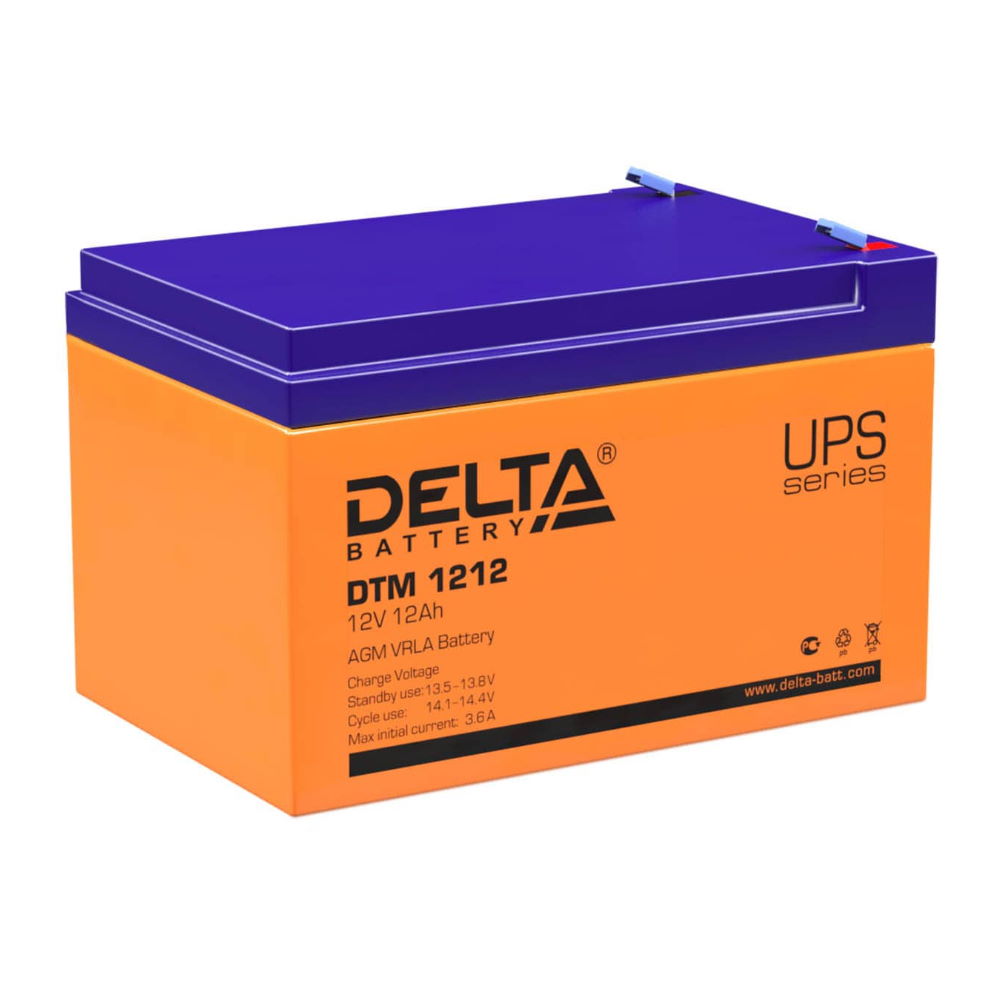 Аккумулятор Delta DTM 1212 Аккумулятор Delta DTM 1212