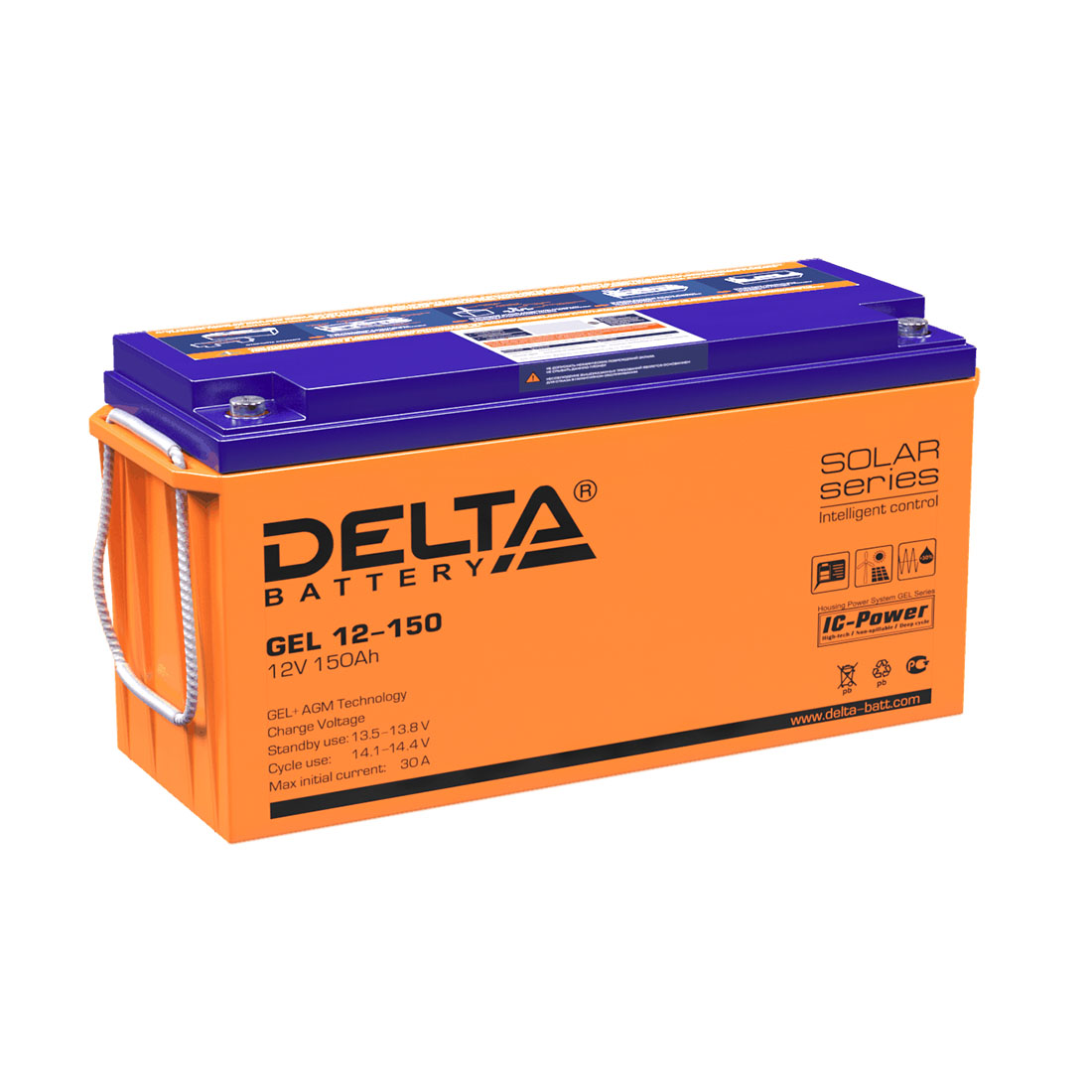 Аккумулятор Delta GEL 12-150 Аккумулятор Delta GEL 12-150