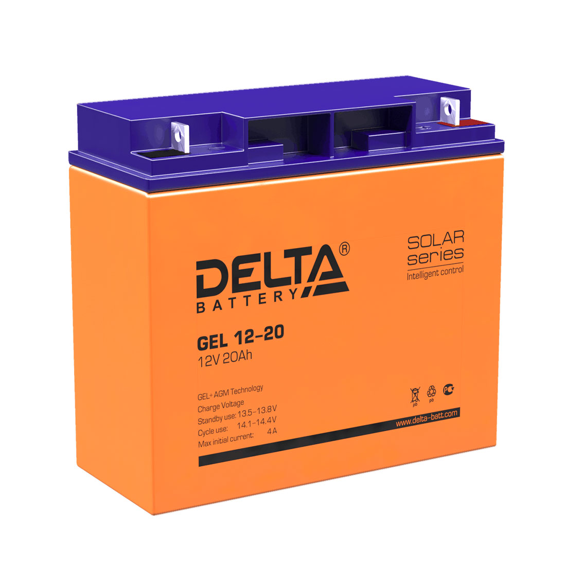 Аккумулятор Delta GEL 12-20 Аккумулятор Delta GEL 12-20