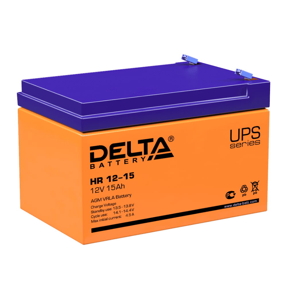 Аккумулятор Delta HR 12-15 Аккумулятор Delta HR 12-15