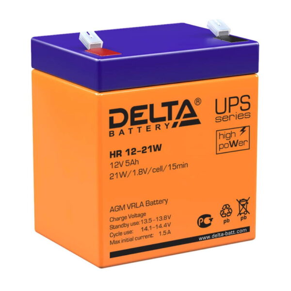 Аккумулятор Delta HR 12-21 W
