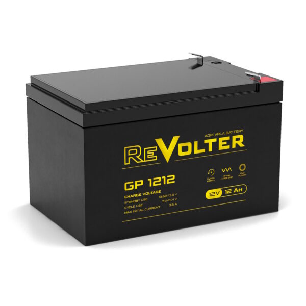 Аккумулятор ReVolter GP 1212 (12В | 12Ач)