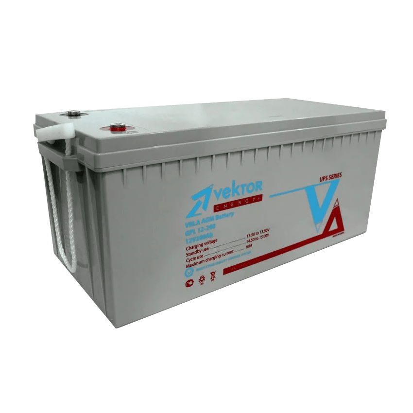 Аккумулятор Vektor GPL 12200 (12В | 200Ач) Аккумулятор Vektor GPL 12200 (12В | 200Ач)