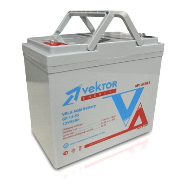 Аккумулятор Vektor GPL 12-55 (12В | 55Ач)