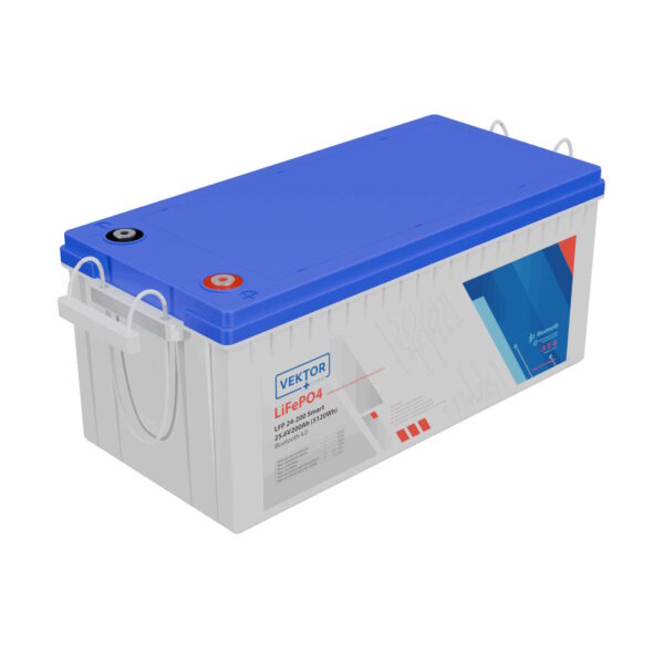 Литиевый аккумулятор Vektor LFP 25,6-200 Smart BMS 200A (Bluetooth 4.0) (25.6В | 200Ач)