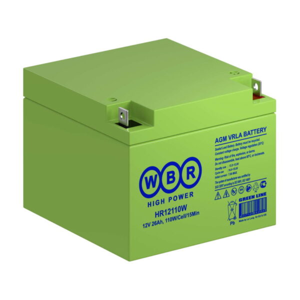 Аккумулятор WBR HR12110W (12В | 26Ач)