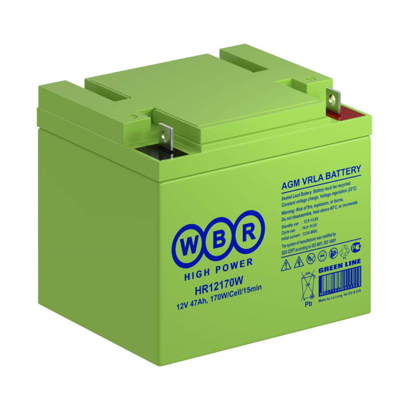 Аккумулятор WBR HR12170W (12В | 45Ач) Аккумулятор WBR HR12170W (12В | 45Ач)